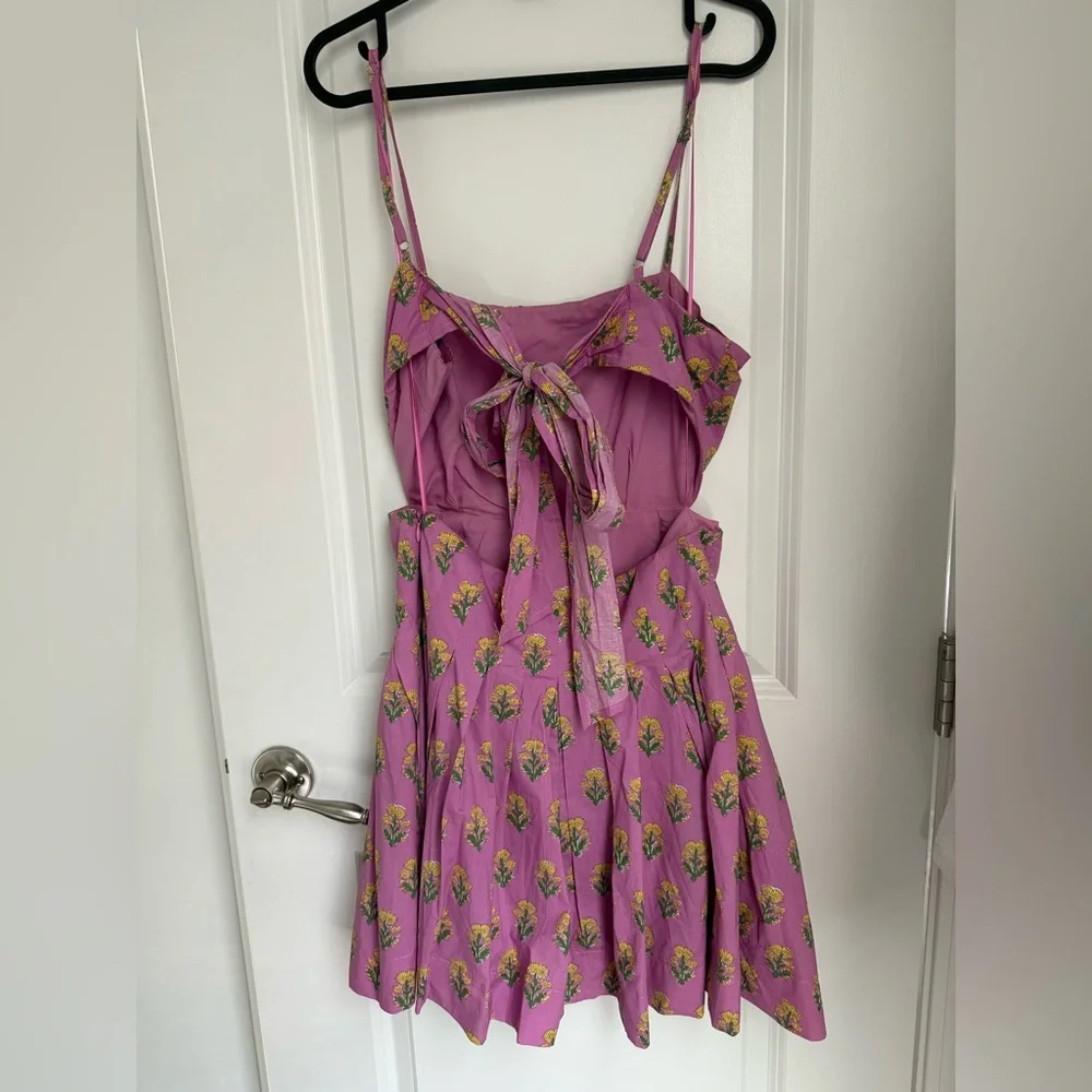 Purple and Yellow Pants Store Dress - Picture 2 of 3